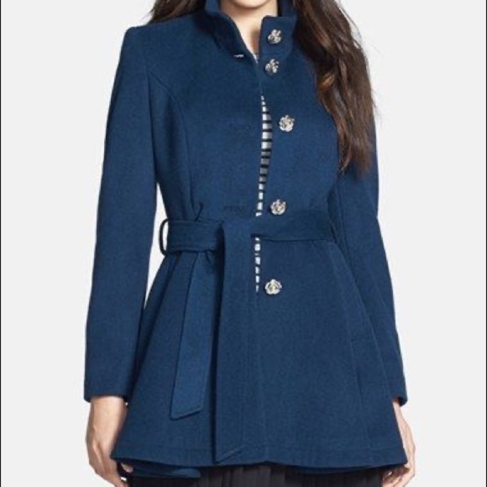 Betsey Johnson skirted pea coat, Small